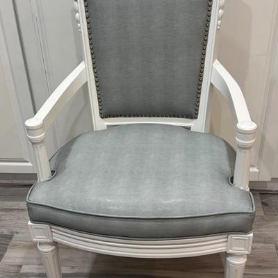 French Country White Chair