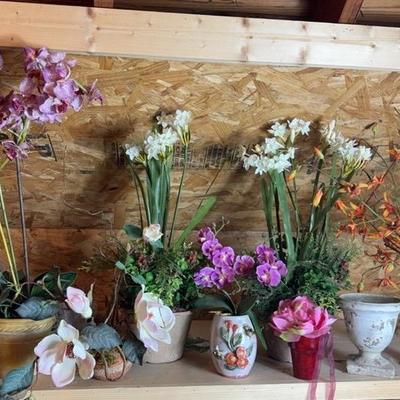 Faux Flower Arrangements 