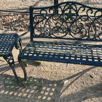 Patio Furniture: Bench and Table