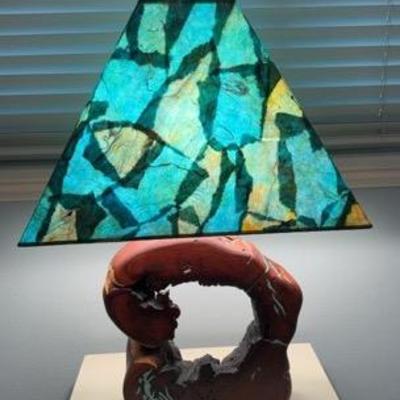 Stunning Petrified Wood Lamp