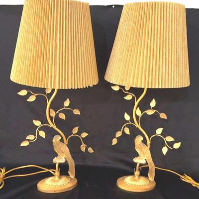 Crystal Parrot Table Lamps / SECOND FLOOR 