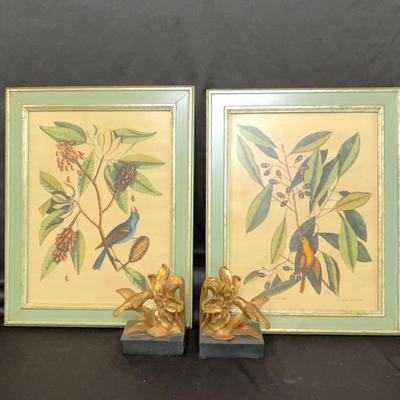 Bird Book Ends And Wall Art