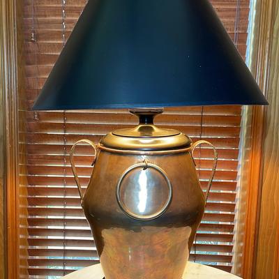 Antique Tin Table Lamp