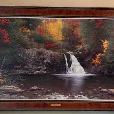 “Autumn In The Smokies” By Larry Dyke Canvas Print 