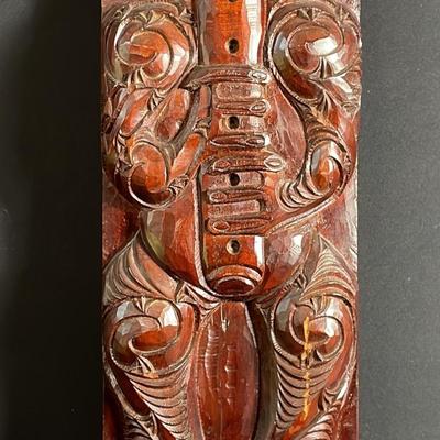 Vintage Hand Carved Wood Maori Tiki