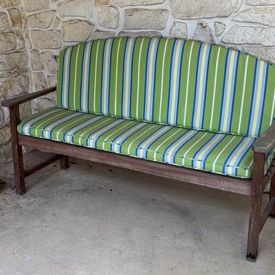Outdoor Bench With Cushions 