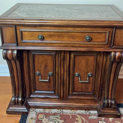 Side Table With Marble Top 