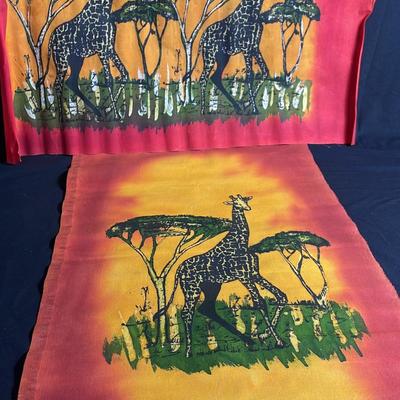 African Batik Fabric Art