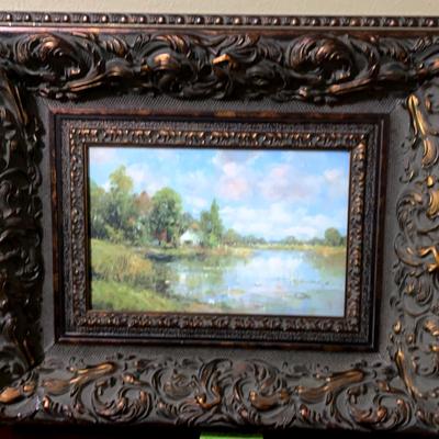 Summer Scene Oil Painting 
