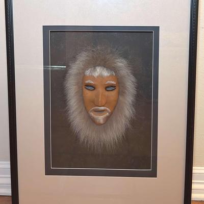 Alaskan Eskimo Spirit Mask By Eric Tipton