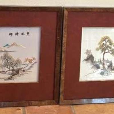 Japanese Silk Embroidery Art
