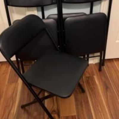 4 Metal Folding Chairs 