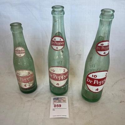 Dr Pepper Soda Bottles 