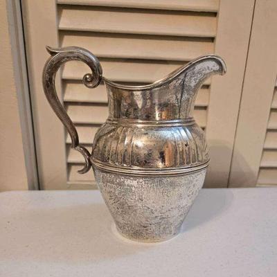 Vintage Sterling Silver Water Pitcher