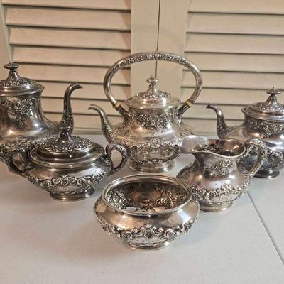 Gorham Sterling Silver 6pc Tea set