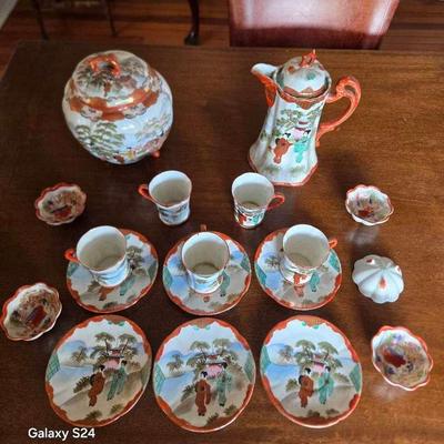 Japanese Kutani Tea set