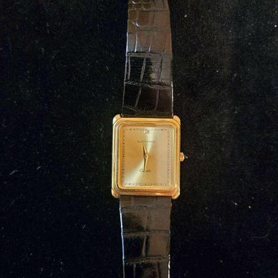 Vintage Bucherer Swiss Quartz watch 18k