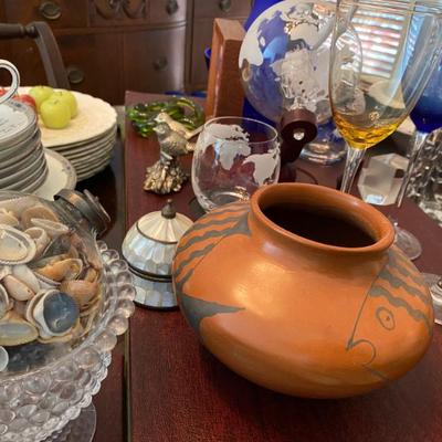 terracotta pot mexico signed by rosa l