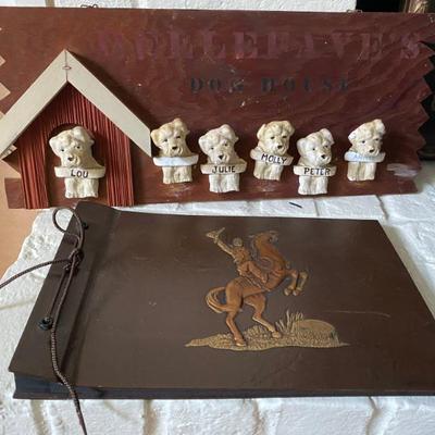 family dog house wall plaque