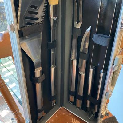 brand new bbq set of tools