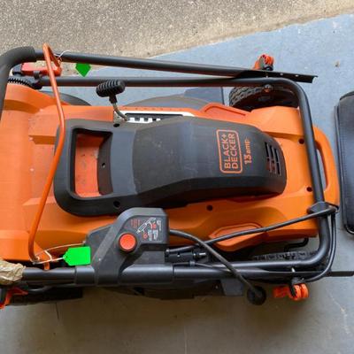 black decker electric mower, 13 amp