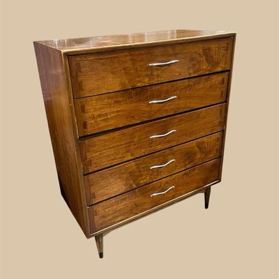 Mid Century Lane Highboy Chest Walnut