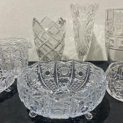 Collection Of Vintage Crystal Including Mikasa 