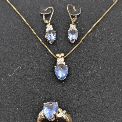 Technibond Sterling Silver Jewelry Set