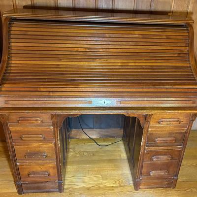 Vintage Roll Top Desk
