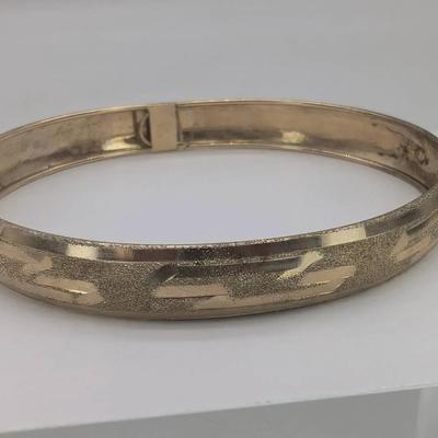 10K Gold Cuff Bracelet 