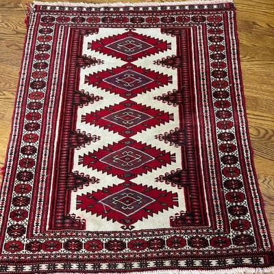 Iranian Hand Knotted Rug 3’4” X 2’8”