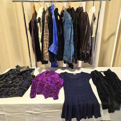 Women's Jackets & Tops, Vintage, Chico's, Leather