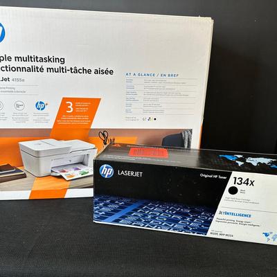HP Essential Home Printer & HP Laserjet 134x Black Toner Cartridge 