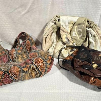 3 Vintage Designer Handbags: Maxx, Sharif 