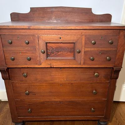 7 Drawer Antique Canadian Chest Of Drawers 
