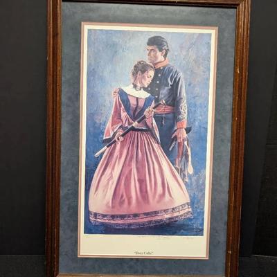 Don Stivers Signed Civil War Print...Duty Calls