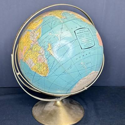 Vintage Rand McNally World Globe