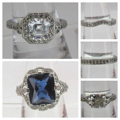 5 Sterling Silver Rings