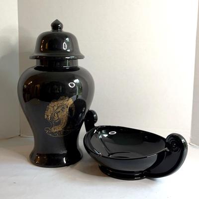 Ginger Jar Vase + Centerpiece Bowl