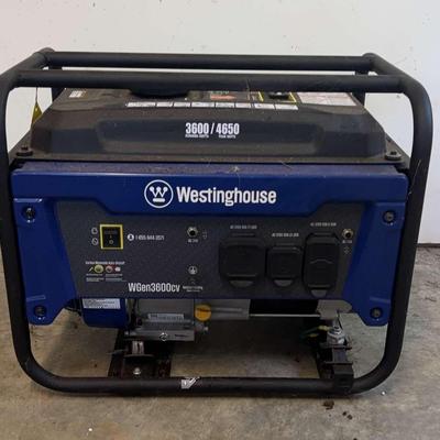 Westinghouse Portable Generator model #WGen3600cv