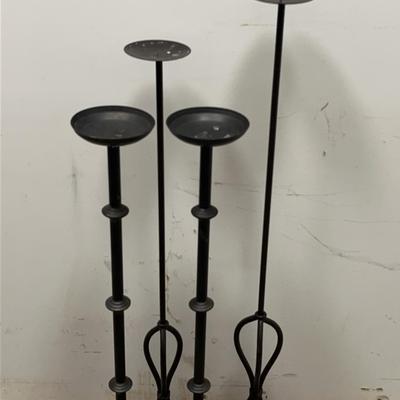 Metal Candle Stands (4)