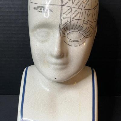 Phrenology Bust By L.N.  Fowler