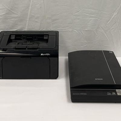 HP LaserJet P1102w And Epson Perfection V370 Photo Scanner