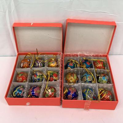 Cloisonné Ball Ornaments 