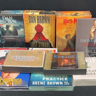 Various Audiobooks - Harry Potter, The DaVinci Code, Shakespeare & More