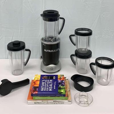 Nutri Bullet With Accessories And Recipe Books