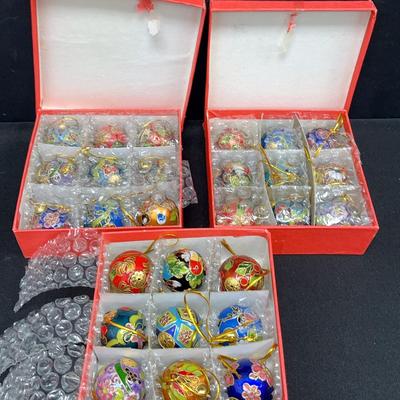 Cloisonné Ball Ornaments #3