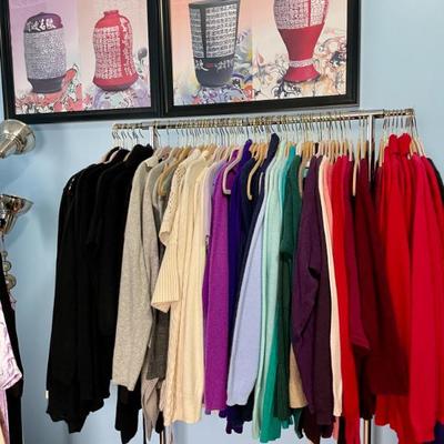 Women's cashmere clothing
