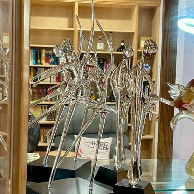 Signed Hans Godo Frabel art glass 
