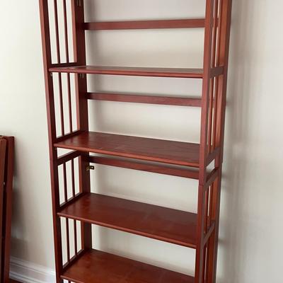 #6 Wooden Folding Sectional Bookcase
